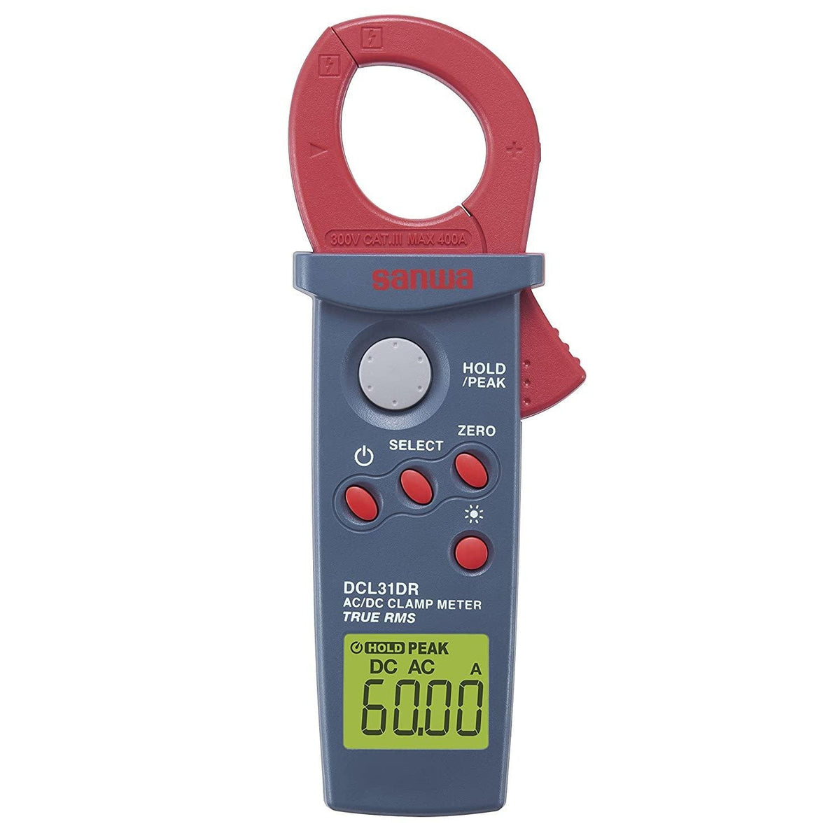 DCL31DR | Mini AC/DC Clamp Meter with True RMS and Peak Hold - Sanwa-America.com