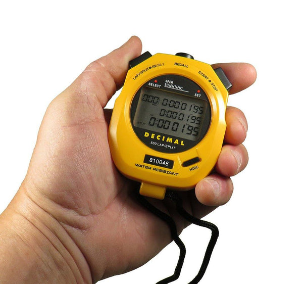 Decimal Display Stopwatch | Sper Scientific Direct