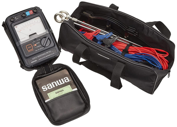 PDR302 | Portable Earth Tester with Phase Detection - Sanwa-America.com
