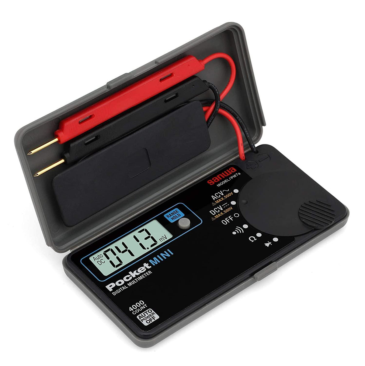 PM7a | Pocket Size Digital Multimeter with Built-In Case - Sanwa-America.com