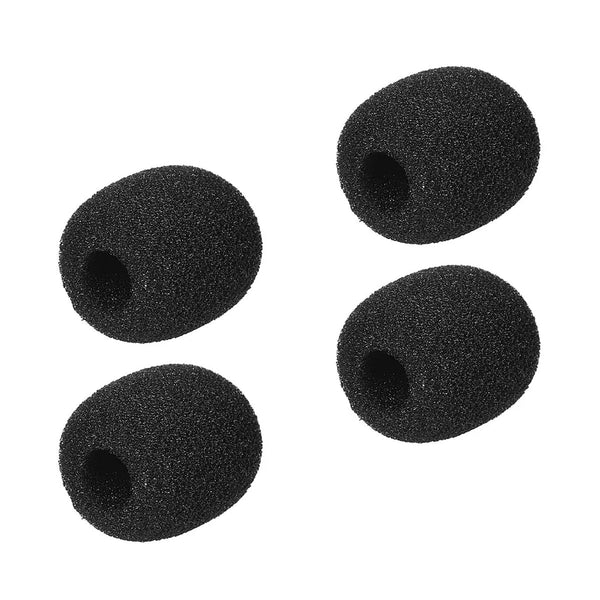 Black foam windscreen replacement by Sper Scientific for a sound meter, with a porous texture.
